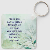 Memorial Keepsake  Watercolor Foliage  キーホルダー (裏面)