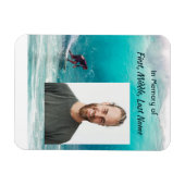 Memorial Keepsake Wave Surfer Water マグネット (横)