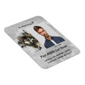 Memorial Keepsake Wolf Wolves Animal art マグネット (右側)