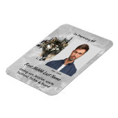 Memorial Keepsake Wolf Wolves Animal art マグネット (左側)