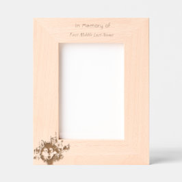 Memorial Keepsake Wolf Wolves Animal art レーザー彫刻フレーム