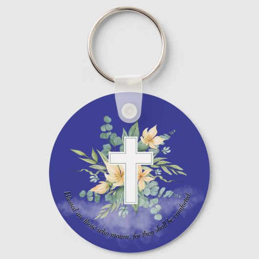Memorial Keychain Personalized Keepsake キーホルダー (裏面)