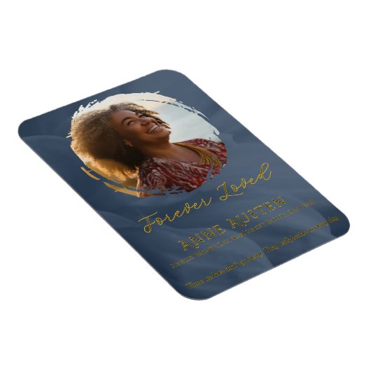 Memorial Magnet – Personalized Tribute Keepsake マグネット (右側)