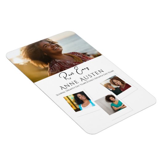 Memorial Magnet – Personalized Tribute Keepsake マグネット (右側)