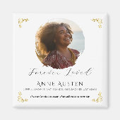 Memorial Magnet – Personalized Tribute Keepsake マグネット (正面)