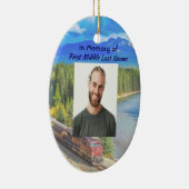 Memorial Memory Card Train Rail Tram Railway セラミックオーナメント (右)