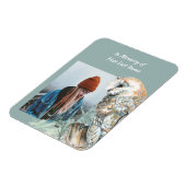  Memorial Memory Watercolor Barn Owl Bird マグネット (左側)