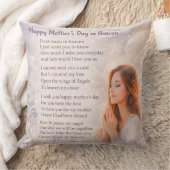  Memorial Mom Remembrance wall art クッション (ブランケット)