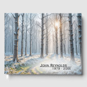 Memorial Morning Sunshine in Frosty Forest ゲストブック (正面)