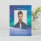 Memorial Northern Lights Aurora Borealis 招待状 (スタンド正面)