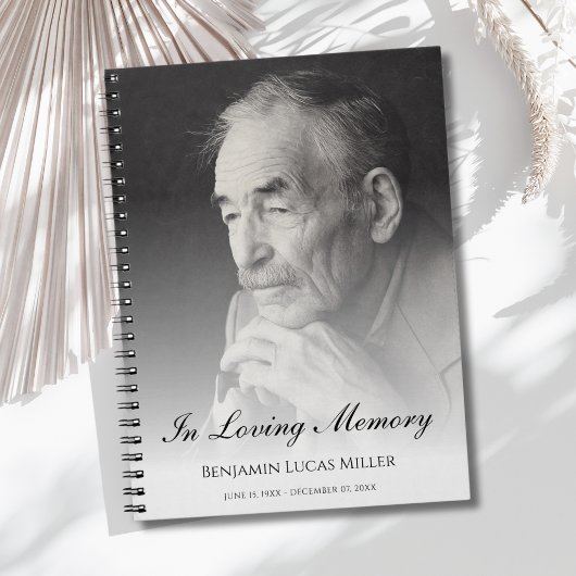 Memorial or Funeral Guest Book Notebook ノートブック