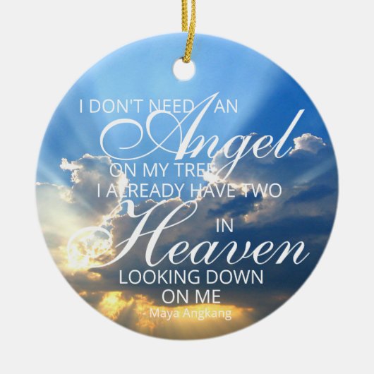 Memorial Ornament セラミックオーナメント (正面)