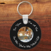 Memorial Photo Cat, Name, Text, replaceable,  キーホルダー (正面)