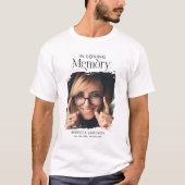 Memorial Photo 'In Loving Memory' Tribute Tシャツ (正面)