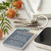 Memorial Photo Keepsake Semi Truck Tractor Trailer キーホルダー (正面右)