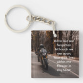  Memorial Photo Motorcycle Biker  キーホルダー (正面)