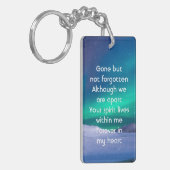 Memorial Photo Northern Lights Aurora Borealis キーホルダー (正面左)