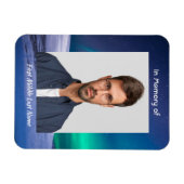 Memorial Photo Northern Lights Aurora Borealis マグネット (横)