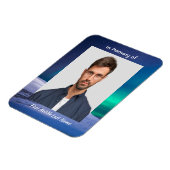 Memorial Photo Northern Lights Aurora Borealis マグネット (左側)