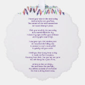 Memorial Photo Prayer Feathers Boho Tribal Native オーナメントカード (正面)