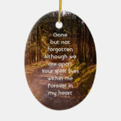  Memorial Photo Prayer Forest Trail Walk セラミックオーナメント (正面)