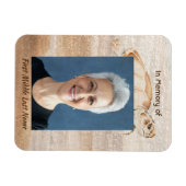 Memorial Photo Prayer Sandy Beach Sea Turtle  マグネット (横)