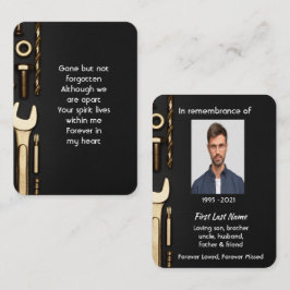 Memorial Photo Prayer Tools Mechanic 名刺