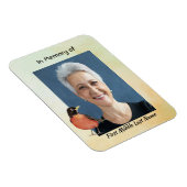 Memorial Photo  Watercolor Robin Garden Bird マグネット (右側)