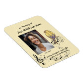 Memorial Pocke Keepsake  Music Bird マグネット (右側)