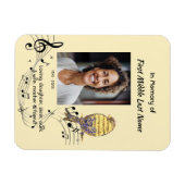 Memorial Pocke Keepsake  Music Bird マグネット (横)