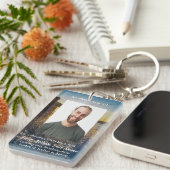 Memorial Pocket Card Ocean Fly Fishing Fisherman キーホルダー (正面右)