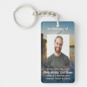 Memorial Pocket Card Ocean Fly Fishing Fisherman キーホルダー (正面)