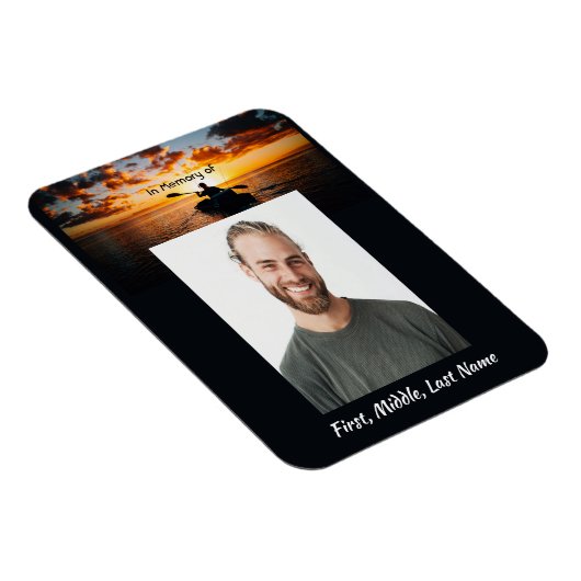  Memorial Pocket Keepsake Kayaking Sport  マグネット (右側)