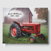 Memorial Red Tractor With Red Old Barn ゲストブック (正面)