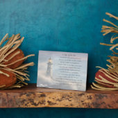 Memorial Remembrance Tribute Nautical Ocean Spirit フォトプラーク (側面)