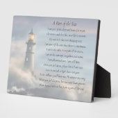 Memorial Remembrance Tribute Nautical Ocean Spirit フォトプラーク (側面)