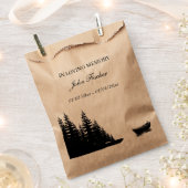 Memorial Seed Packets Fishing Funeral Wildflower フェイバーバッグ (クリップ留めされた状態)
