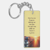  Memorial Semi-Truck  Tractor-trailer  キーホルダー (正面左)