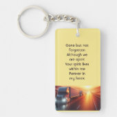  Memorial Semi-Truck  Tractor-trailer  キーホルダー (正面)