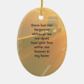  Memorial Semi-Truck Tractor-trailer  セラミックオーナメント (正面)