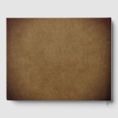 Memorial Service Baseball In Glove ゲストブック (裏面)