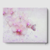 Memorial Service Butterfly On Pink Orchids ゲストブック (裏面)