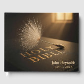 Memorial Service Dandelion On a Bible ゲストブック (正面)