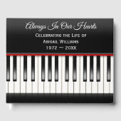 Memorial Service Piano Keyboard  ゲストブック (正面)