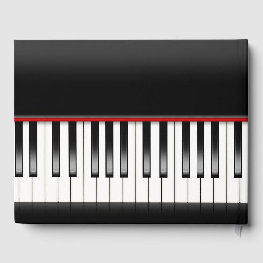 Memorial Service Piano Keyboard  ゲストブック (裏面)