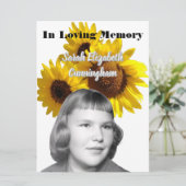 Memorial Service Sunflower Photo Program プログラム (スタンド正面)