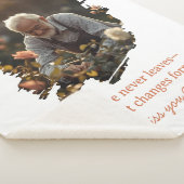 Memorial Sherpa Blanket Loss of Loved One Photo シェルパブランケット (3/4)