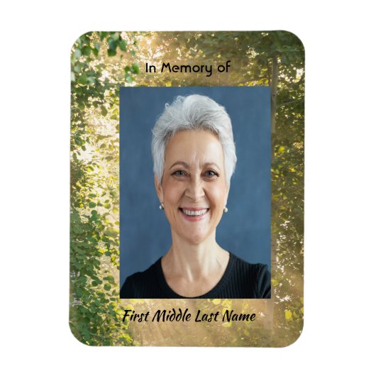 Memorial Sunshine Golden Forest マグネット (縦)