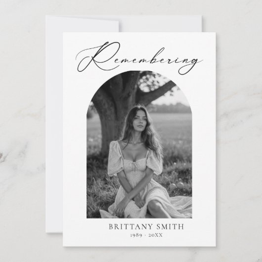 Memorial Sympathy Prayer Funeral Remembrance Cards (正面)