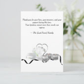 Memorial Thank You Card  サンキューカード (スタンド正面)